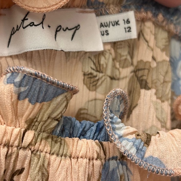 Petal & Pup Pink Floral Off-Shoulder Blouse - Picture 7 of 10